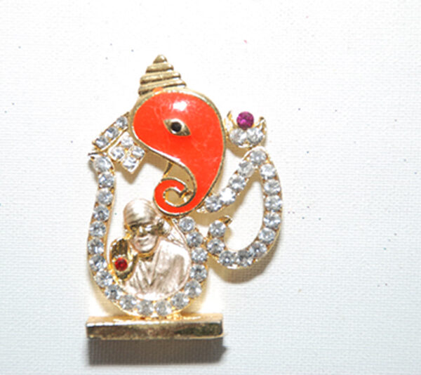 Ganesh met Sai Baba (per 10 stuks)