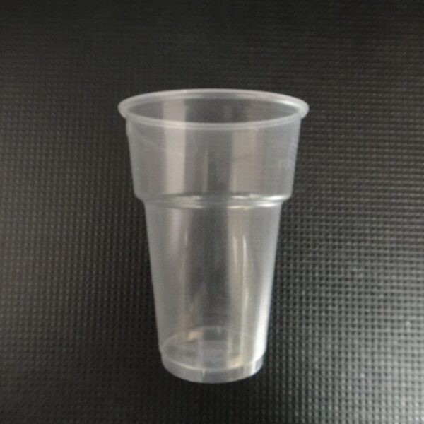 Beker 250cc doorzichtig 50 stuks (bierglas) sterk kwaliteit