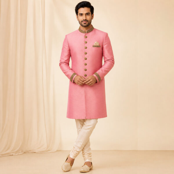 Sherwani Pink