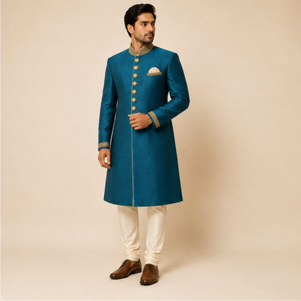 Sherwani turqoise